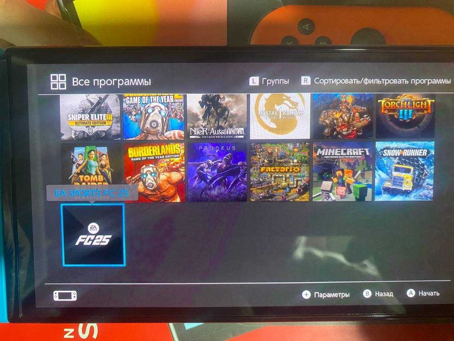 Nintendo Switch OLED чипованный 256 ГБ флеш