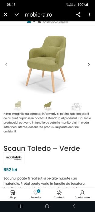 Vand scaune tip fotoliu