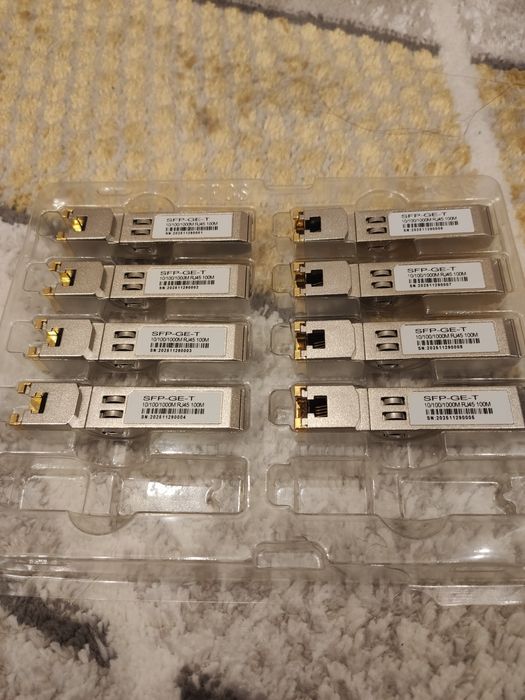 SFP трансивер RJ45