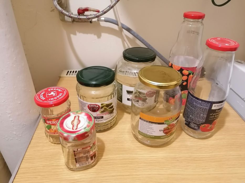 Буркани на винт всякакви големини, затварячкa за Омния