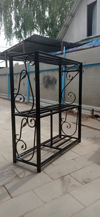 Дровница кованая металлическая