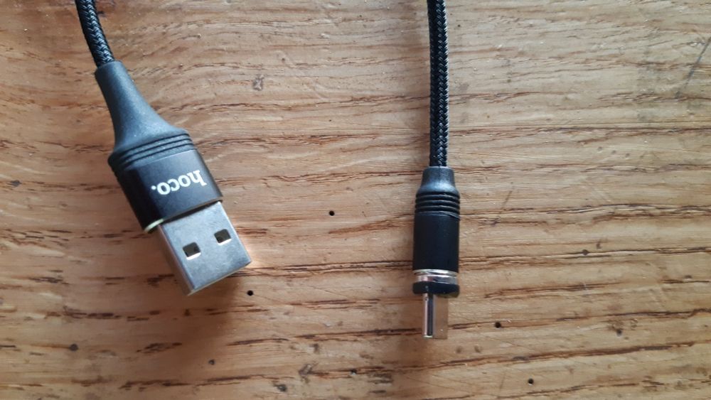 2 Cabluri Incarcare USB La USB Type-C HOCO Magnetic