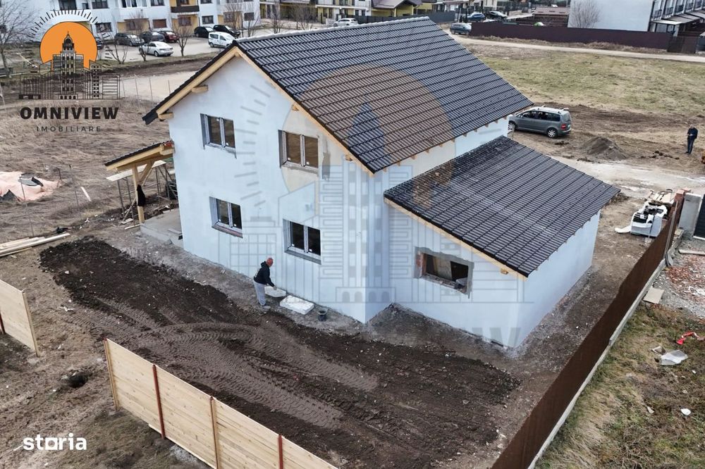 Casă nouă cu garaj, 145 mp utili, teren 500 mp–TVA inclus