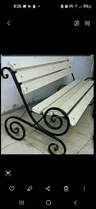 Качели, скамейкалар