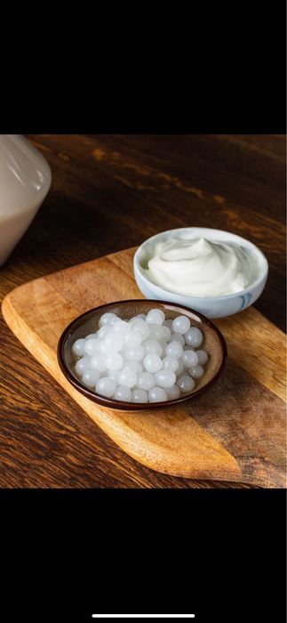 Йогурт бабл ти (джусс боллы,поппинг боба,тапиока,лопающиеся шарики)