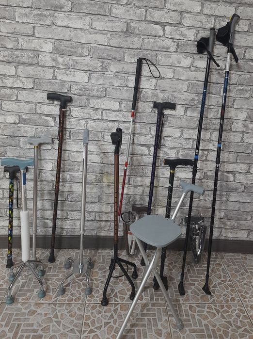 Трости опорные и для слепых людей