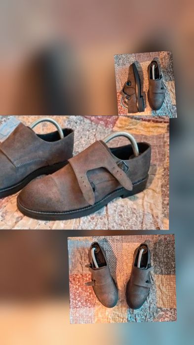 Pantofi din piele intoarsă  Conbipel