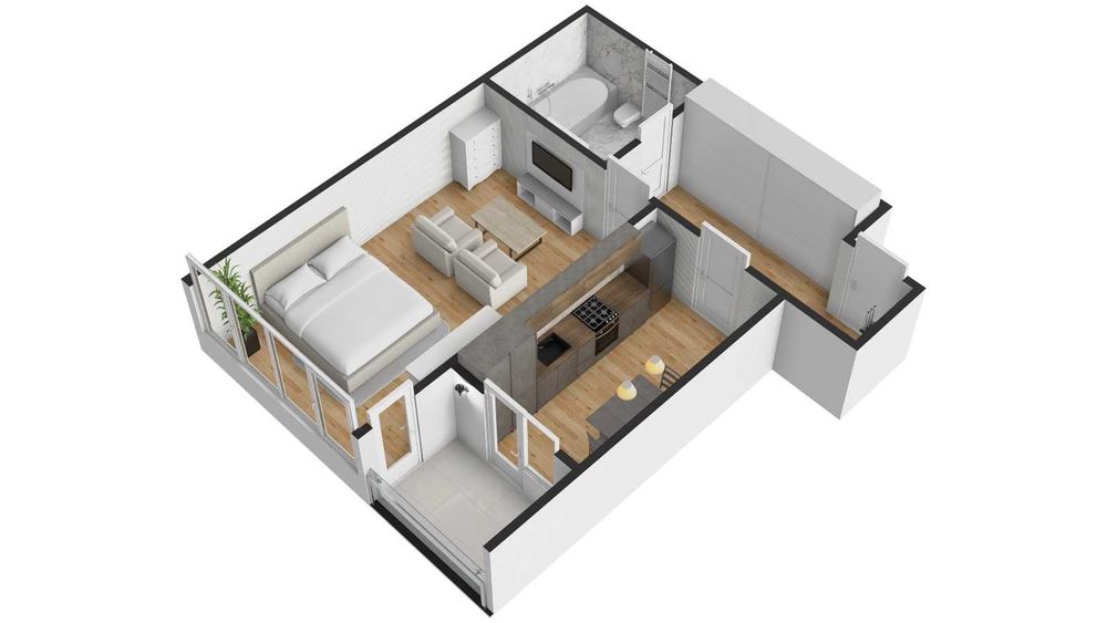 DIRECT DEZVOLTATOR str O.Goga, SELIMBAR Apartament 2 camere 105 000 €
