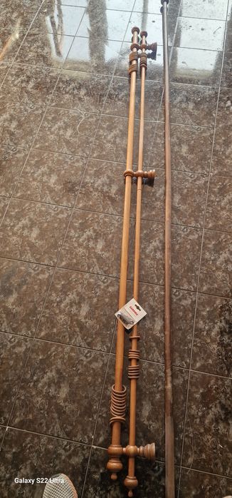 Дървен корниз орех