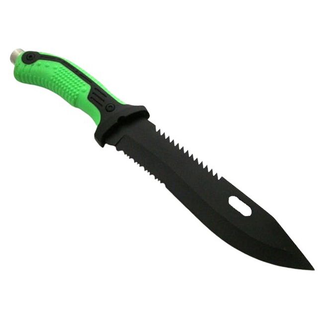 Cutit de vanatoare IdeallStore®, Spike Trap, 32 cm, negru