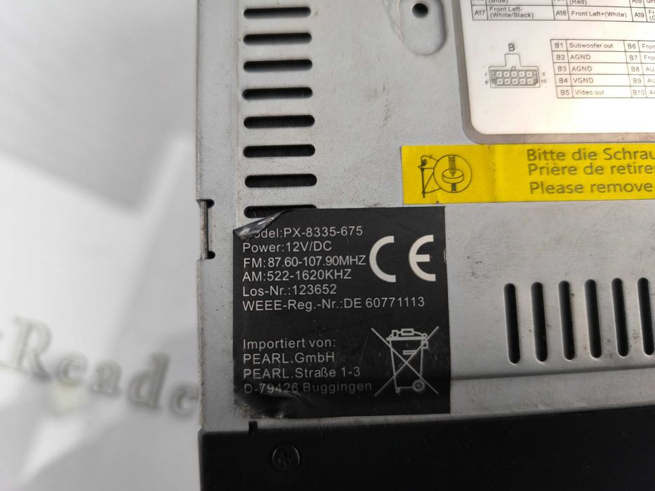 Sistem multimedia auto NavGear PX-8335-675, GPS si radio