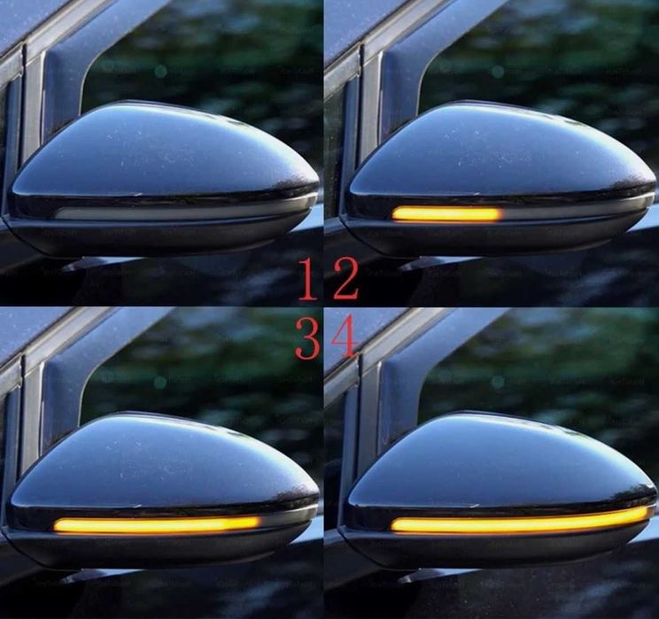 Semnalizare dinamică semnal oglindă stanga dreapta LED VW Volkswagen Golf 7 MK7 19 VII Golf 7.5 GTI R Touran