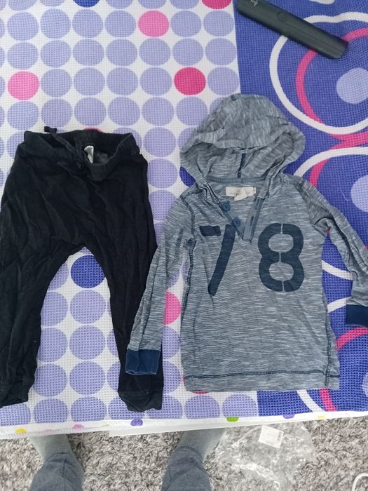 lot 1.5 2 ani 92 haine h&m hainute baiat bluza pantaloni baietel