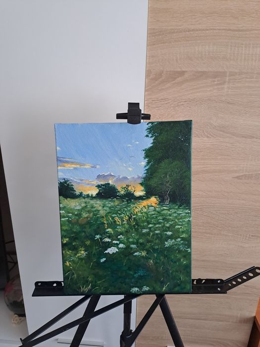 Пейзаж, маслени бои, 30x40см