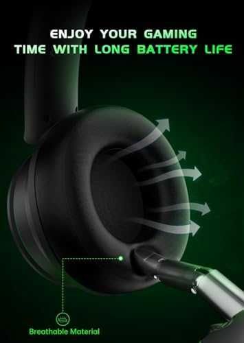 Нови Безжични гейминг слушалки за Xbox PS4 PS5 PC ENC микрофон 50mm за игри
