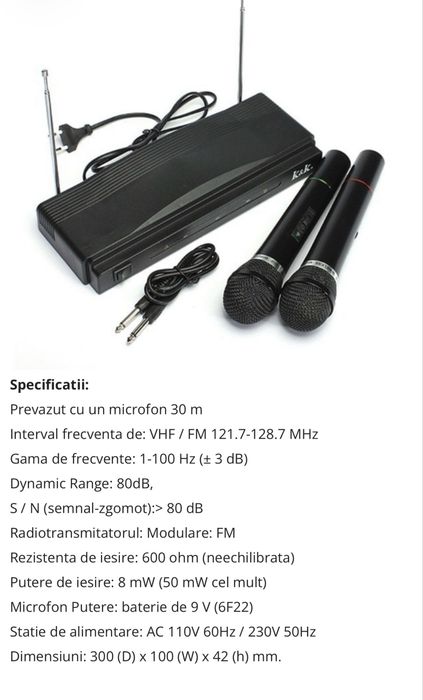 Wireless Microphone &Receiver