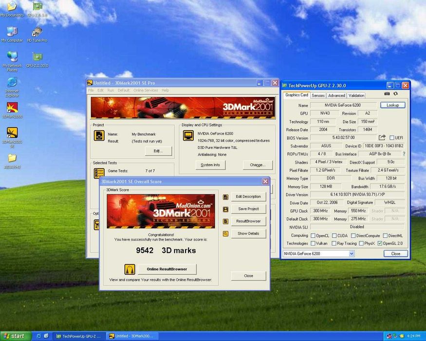 Placi video retro AGP8X Nvidia 6200, 6600 128/256MB