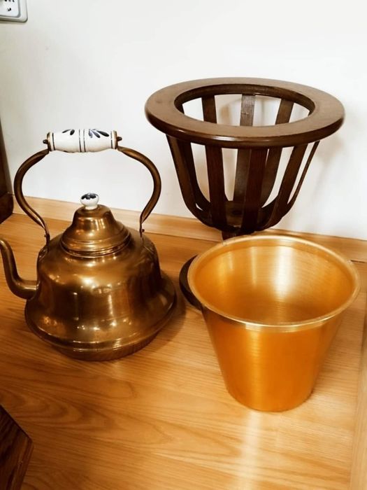 Винтидж чайник с подгрев