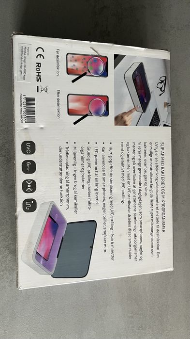 Sterilizator UV , dezinfectant telefone Nou la cutie