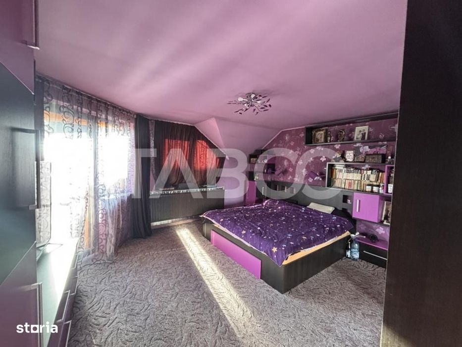 Casa individuala cu 5 camere +spatiu comercial  3 bai Sibiu