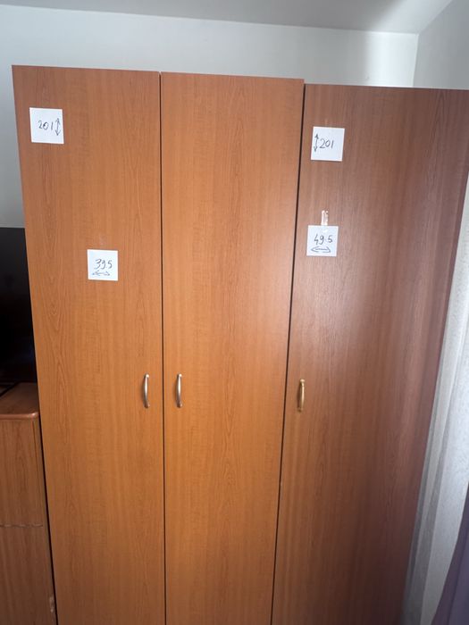 Mobila dormitor cu pat si birou