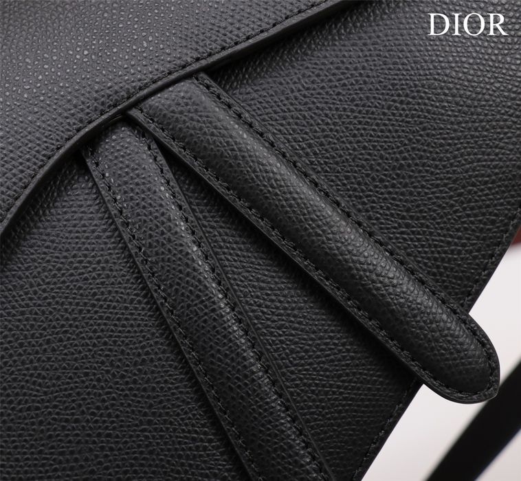 Geanta Christian Dior Saddle negru, tip Premium