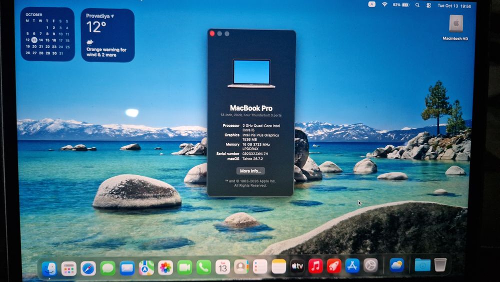 Macbook Pro 2020 A2251 Space Gray