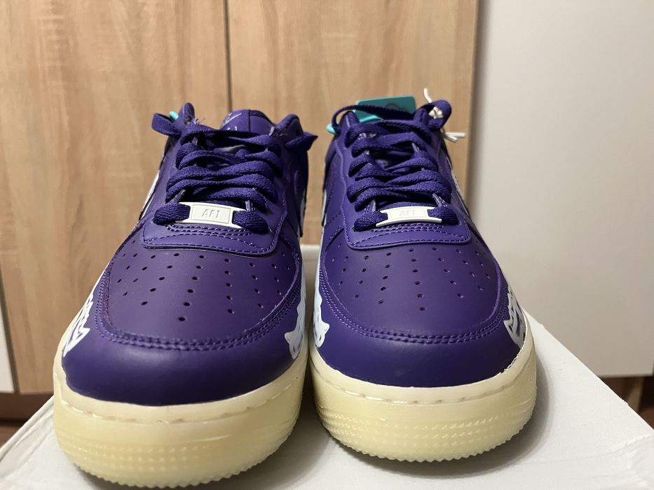 Nike air force 1 skeleton purple