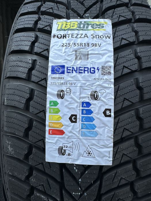 Нови Зимни Гуми TBB TIRES FORTEZZA SNOW 225/55R18 98V БОРД 2255518