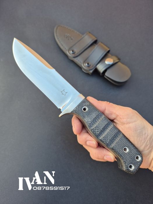 Нож-Fox FX-103 MB-Niolox Black Yute Micarta