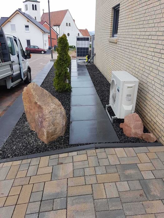 Редене на павета и плочки, вертикална планировка, изкопни услуги и още