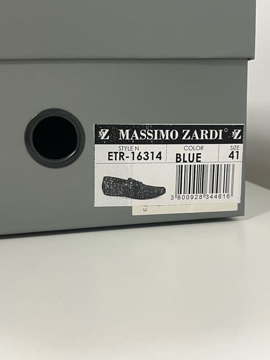 Велурени мокасини Massimo Zardi