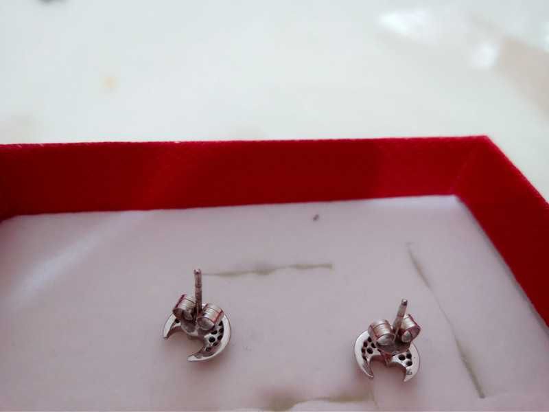 Cercei argint model Lună