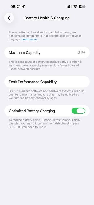 Iphone 14 pro max 128 gb 81 yom