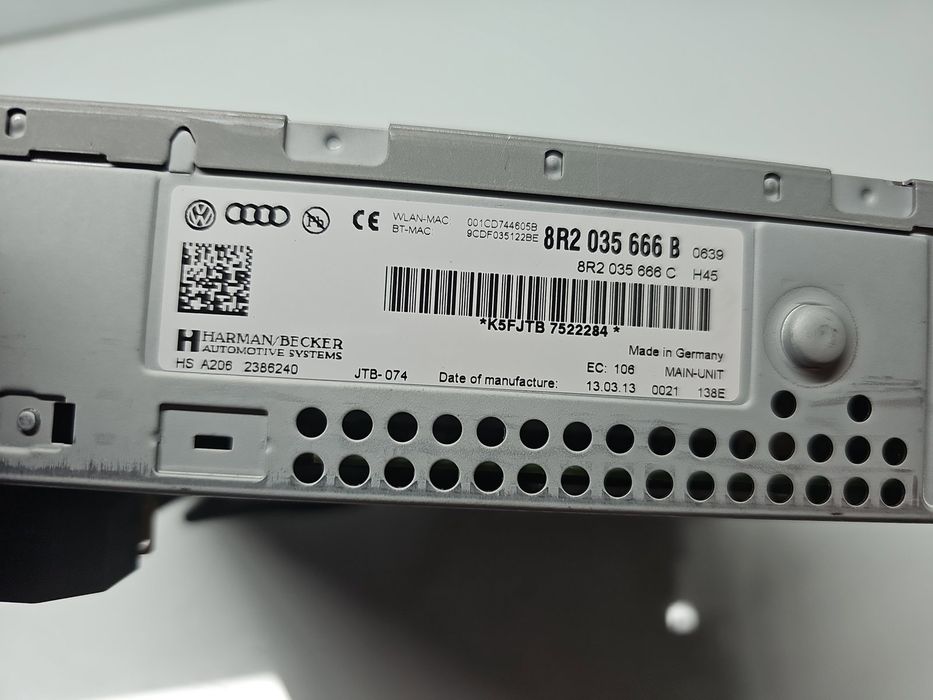 Unitate multimedia AUDI A5 (8T3) [Fabr 2007-2015] 8R2035666B