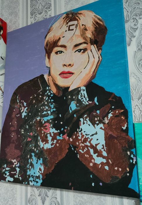 Продам картины с группой  BTS