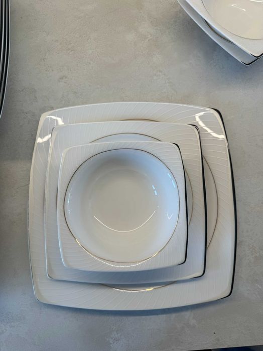 Сервиз за хранене Костен порцелан