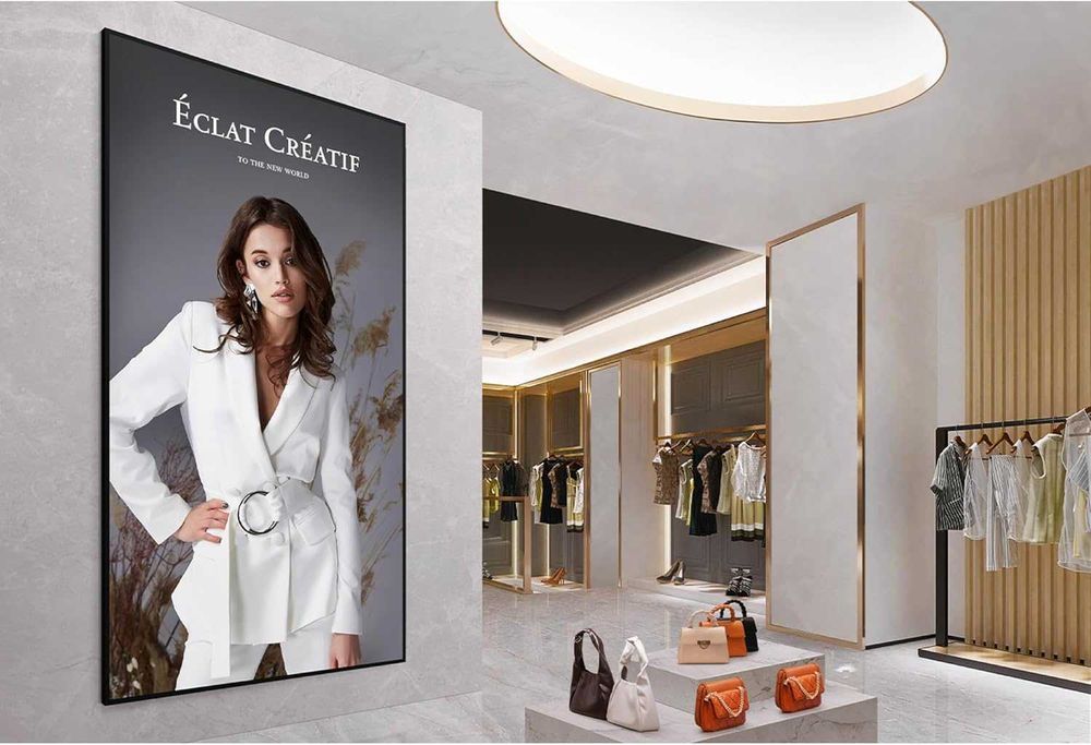 Display profesional SAMSUNG  LH43QMCEPGCXEN, 43", 4K UHD, 60 Hz, Wi-Fi