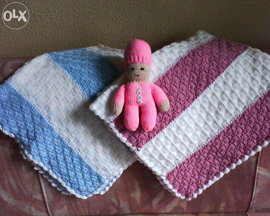 Paturica nou nascut - tricotata manual