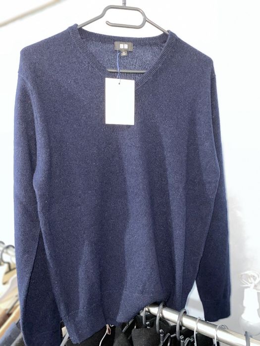 Pulover 100% Cashmere natural – calitate premium –albastru închis