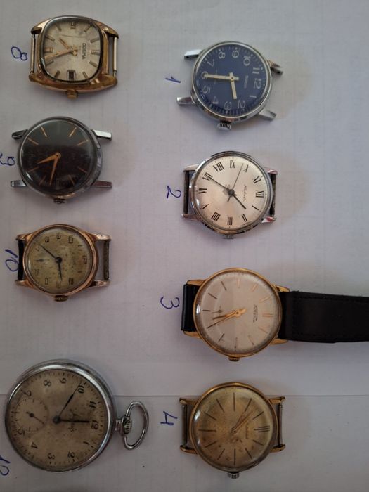 Продавам лот от механични и кварцови часовници.