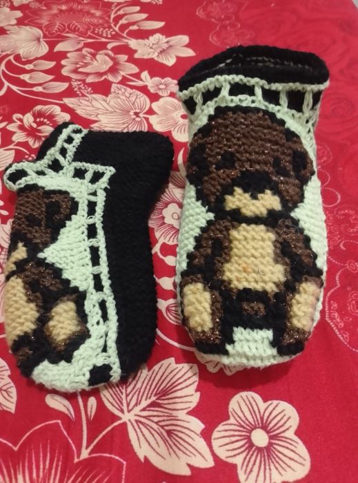 Следки-носки вязанные