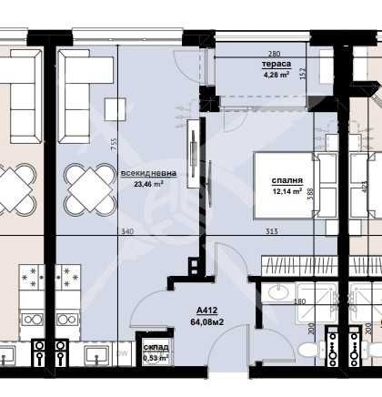 Двустаен - Хоризонт