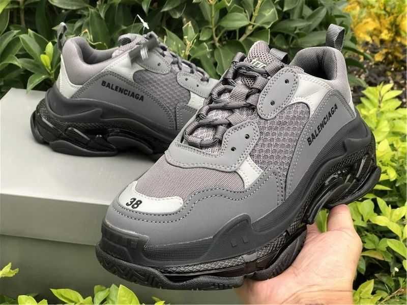 Balenciaga Triple S - Black/Dark Green/Olive