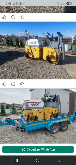 Inchiriez cilindru compactor