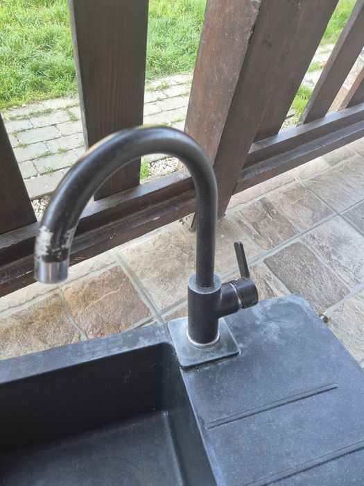 Vand chiuveta bucatarie granit, cu baterie inclusa,