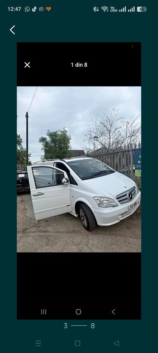 Piese grup trapa ușa brat far jante geam ecu uși spate Mercedes w639