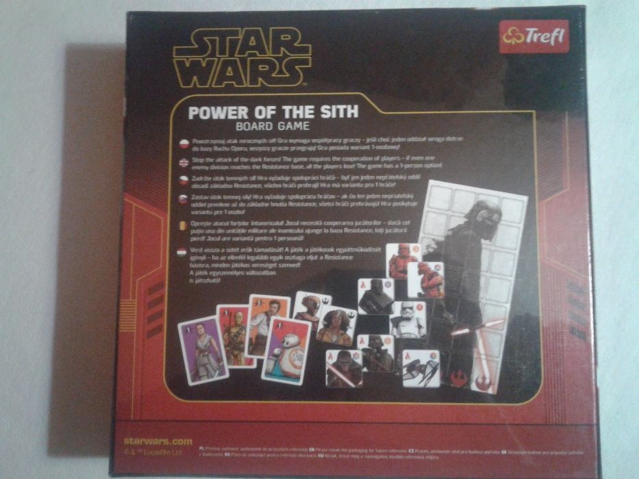 Joc de societate Puterea lui Sith Star Wars The Power of the Sith, nou