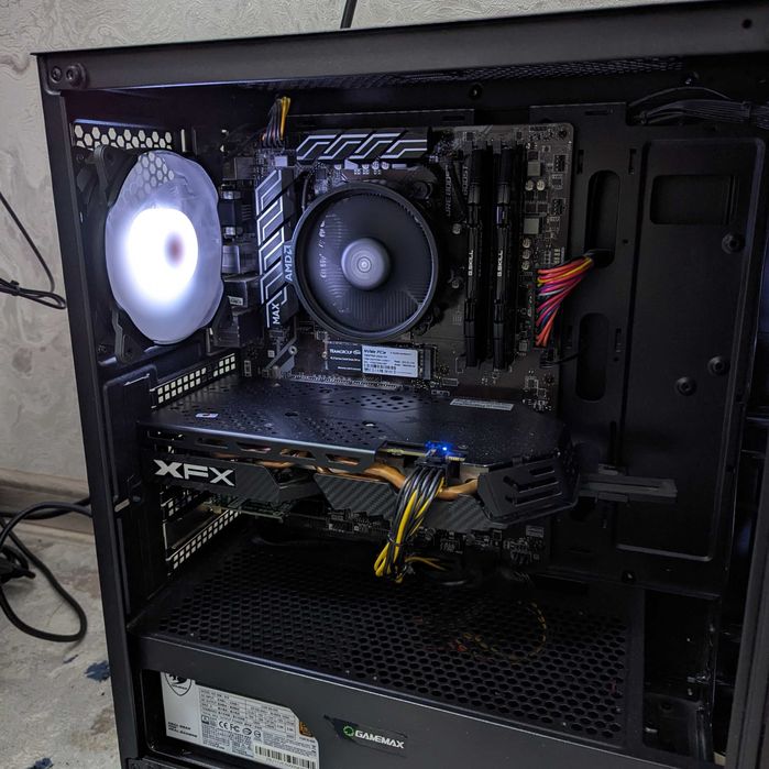 ПК Ryzen 5 5500, G.Skill 2x8GB 3200, XFX RX 590 8GB, NVME 512GB