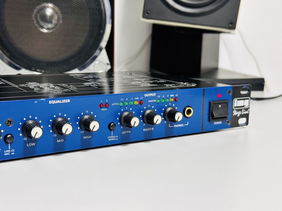 Mixer audio  microfoane-analogic 6 canale IMG Stage Line MMX-60